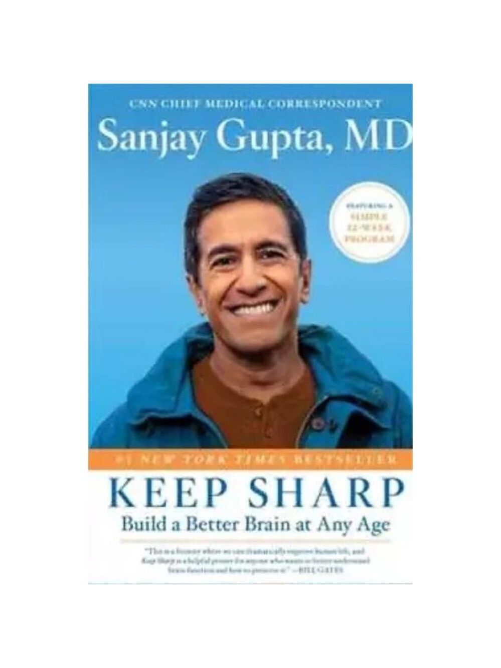 Simon Schuster STAY SHARP Bestseller Book Sanjay Gupta